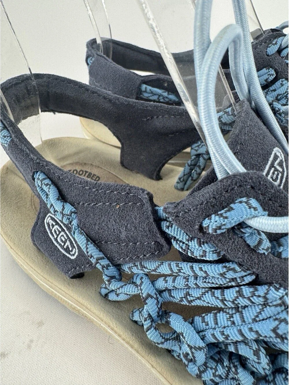 Keen sandals womens 8 uneek braided outdoor hiking trail camping closed toe